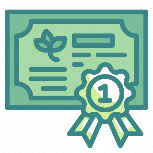 Certificate, diploma, patent, degree, go, green icon - Download on Iconfinder