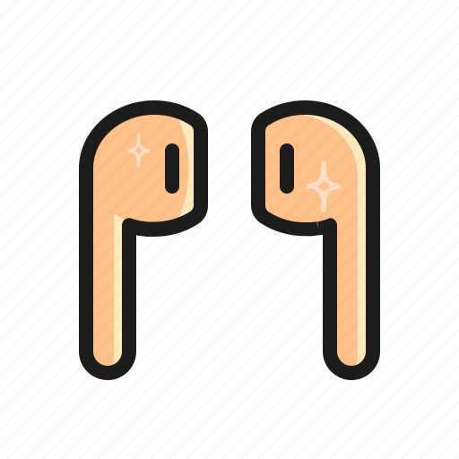 Airpod, ear, earphone, headset, pod icon - Download on Iconfinder