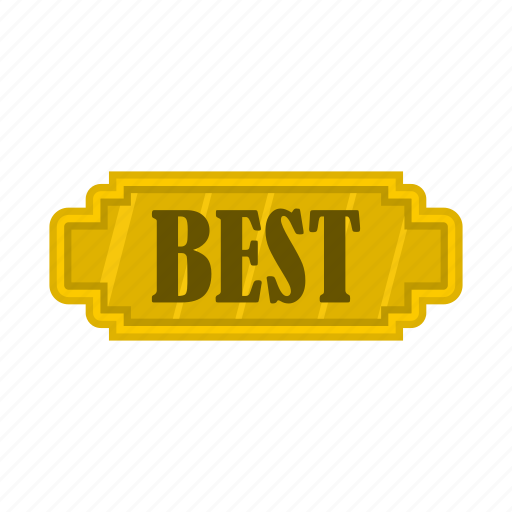 Badge, banner, best, certificate, gold, golden, quality icon - Download on Iconfinder