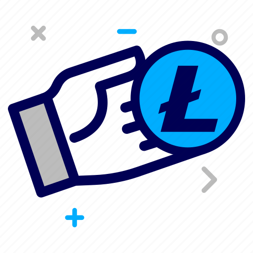 Charity, crypto, currency, hand, lite, litecoin, money icon - Download on Iconfinder