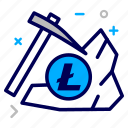 crypto, currency, dig, lite, litecoin, mining, money