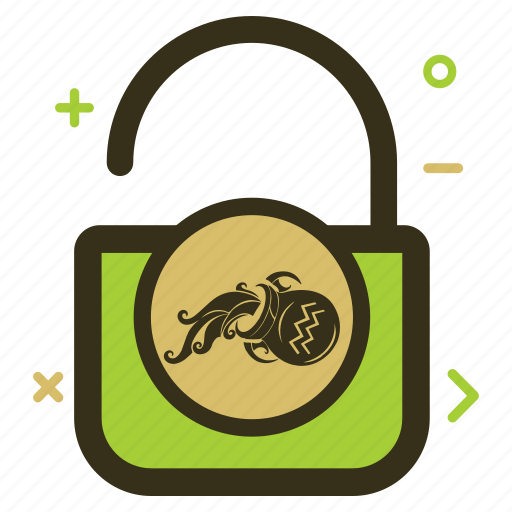 Aquarius, aquariuscoin, crypto, currency, lock, money, secure icon - Download on Iconfinder