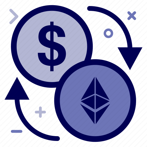 Convert, crypto, currency, dollar, ethereum, ethereumcoin, money icon - Download on Iconfinder