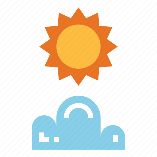 Cloud, cloudy, sun, sunshine icon - Download on Iconfinder