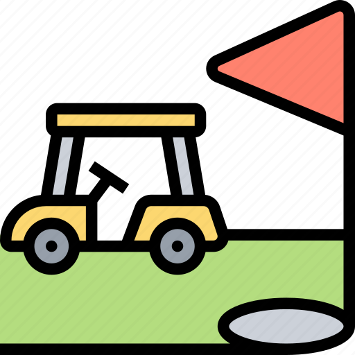 Golf, field, course, cart, activity icon - Download on Iconfinder