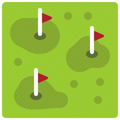 Golf, course, birds, eye, sport, club, eighteen icon - Download on Iconfinder