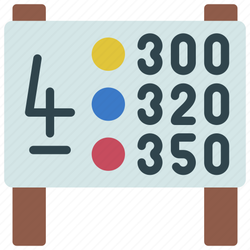 Hole, distance, sign, sport, yards, golf, course icon - Download on Iconfinder