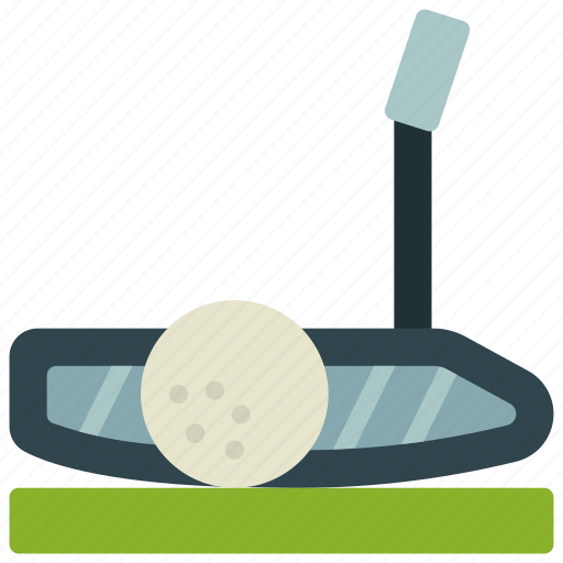 Putting, golf, ball, sport, putter icon - Download on Iconfinder