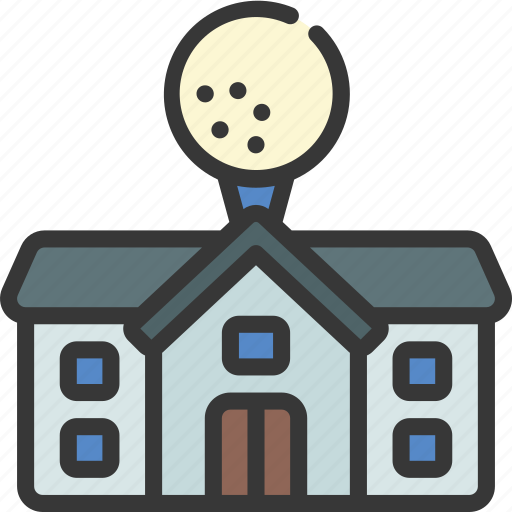 Clubhouse, building, sport, golf, club, course icon - Download on Iconfinder