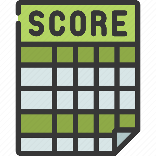 Score, card, sport, scoring, golf icon - Download on Iconfinder