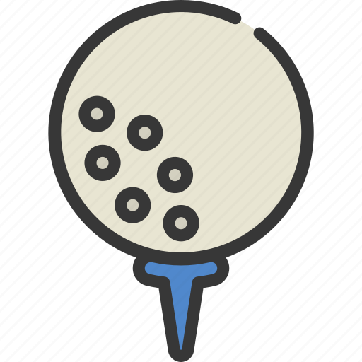 Teed, up, ball, sport, peg, grass icon - Download on Iconfinder