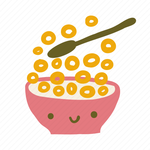 Food, breakfast, bowl, cute, cereal icon - Download on Iconfinder