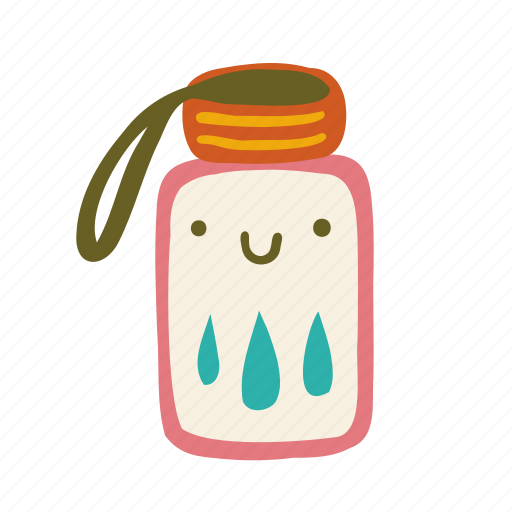 Balance, water, health, cute, drink, bottle, morning icon - Download on Iconfinder
