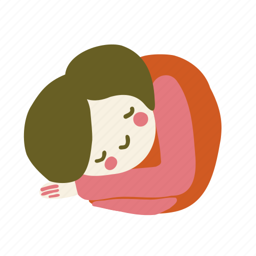 Girl, sleep, avatar, cute, dream, smile icon - Download on Iconfinder