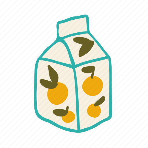 Box, orange, drink, breakfast, morning, juice icon - Download on Iconfinder
