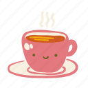 morning, hot, coffee, cup, cute, tea 