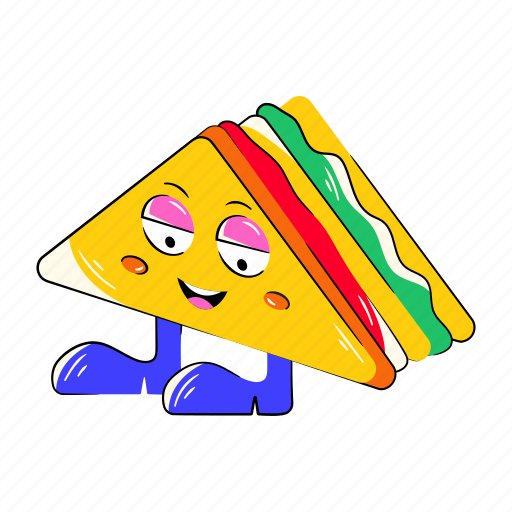 Club sandwich, sandwich, bread sandwich, vegetable sandwich, snack food icon - Download on Iconfinder