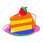 cake slice, pie slice, cake piece, cake dessert, pastry 