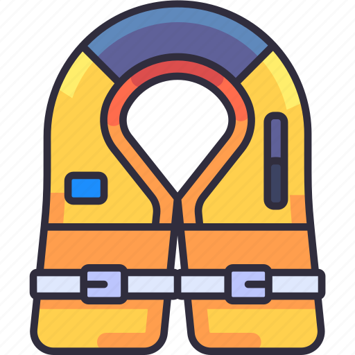 Life vest, jacket, safety, protection, security, airport, flight icon - Download on Iconfinder