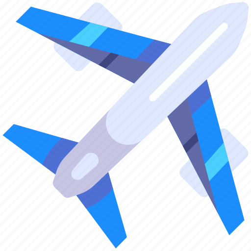 Airplane, top view, flight, fly, plane, airport, travel icon - Download on Iconfinder
