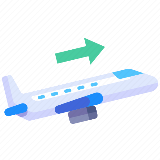 Take off, departure, runway, fly, flying, airport, flight icon - Download on Iconfinder