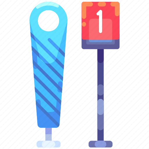 Down indicator, sign indicator, marker, field, equipment, american football, sport icon - Download on Iconfinder