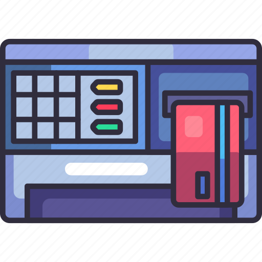 Business, finance, company, insert, card, atm, cash machine icon - Download on Iconfinder