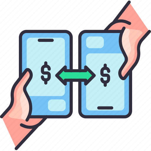 Business, finance, company, mobile transfer, transaction, online transaction, payment icon - Download on Iconfinder