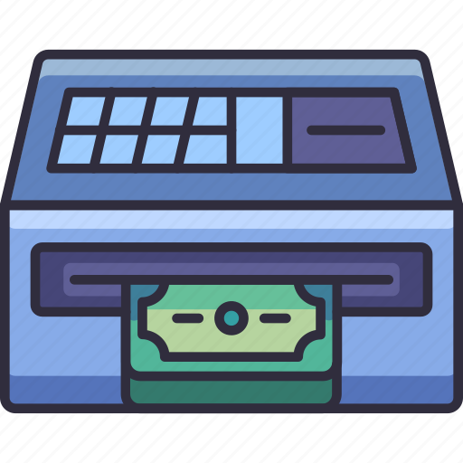 Business, finance, company, withdrawal, cash money, machine, atm icon - Download on Iconfinder