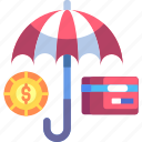 business, finance, company, insurance, credit card, umbrella, protection