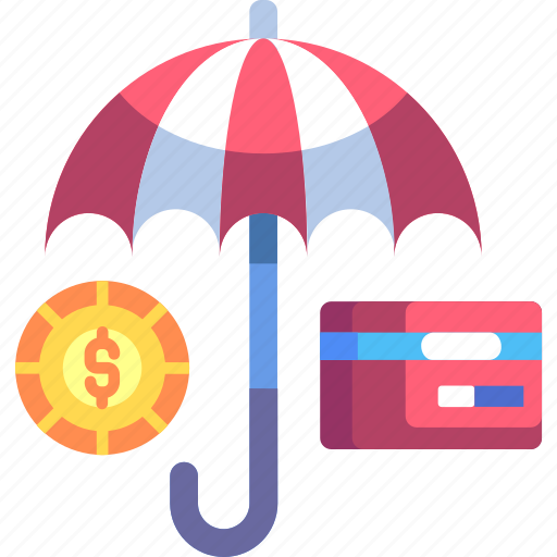 Business, finance, company, insurance, credit card, umbrella, protection icon - Download on Iconfinder