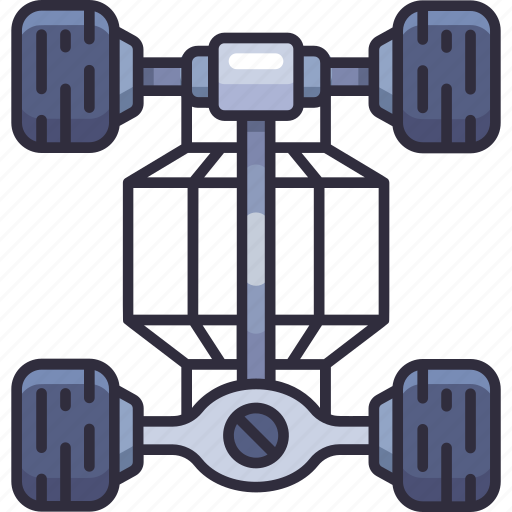Car parts, car repair, spare part, automotive, chassis, wheel, frame icon - Download on Iconfinder