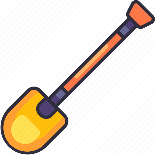 Construction, architecture, construction tools, shovel, dig, gardening, spade icon - Download on Iconfinder
