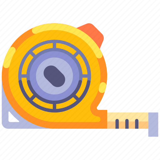 Construction, architecture, construction tools, measuring tape, ruler, measurement, inches tape icon - Download on Iconfinder
