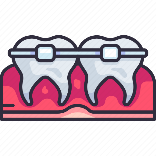 Dentistry, dental, dentist, braces, orthodontic, gum, teeth icon - Download on Iconfinder
