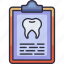 dentistry, dental, dentist, dental report, clipboard, file, patient 