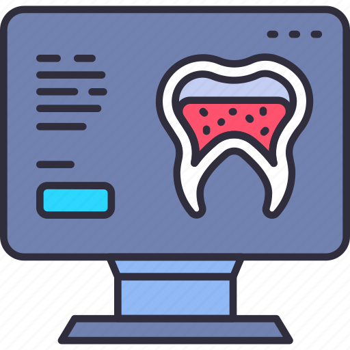 Dentistry, dental, dentist, monitoring, checkup, monitor, treatment icon - Download on Iconfinder