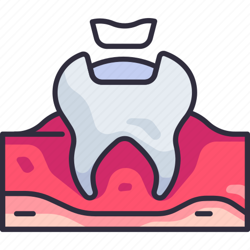 Dentistry, dental, dentist, tooth filling, caveat, treatment, gum icon - Download on Iconfinder