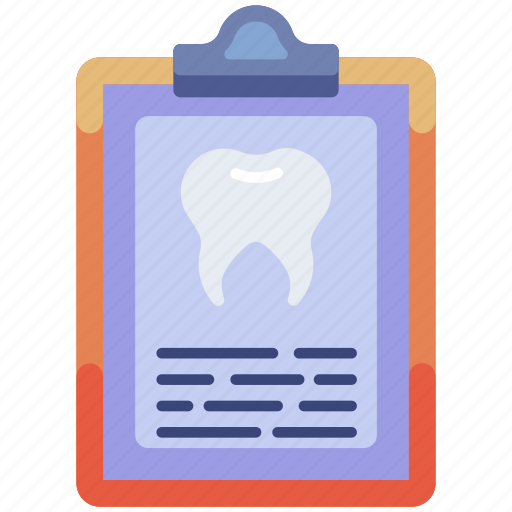 Dentistry, dental, dentist, dental report, clipboard, file, patient icon - Download on Iconfinder