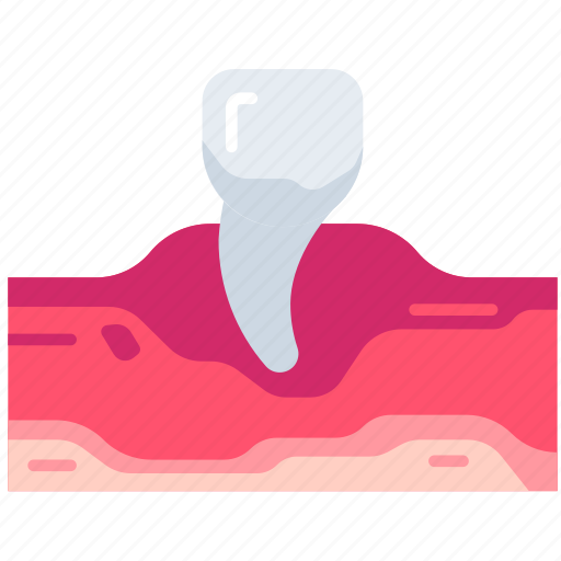 Dentistry, dental, dentist, incisor, incisor teeth, gum, oral icon - Download on Iconfinder