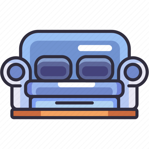 Hotel service, hotel, accommodation, sofa, lounge, couch, living room icon - Download on Iconfinder