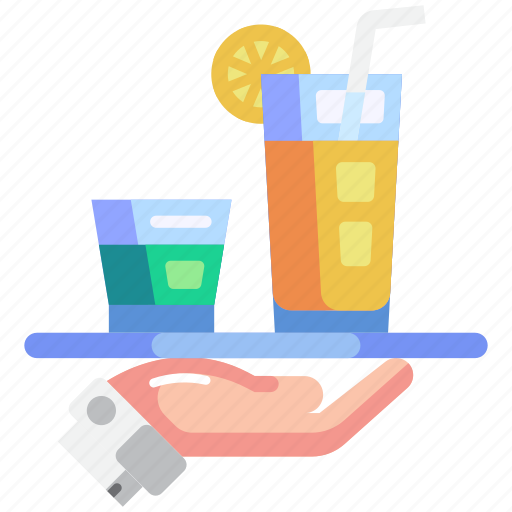 Hotel service, hotel, accommodation, welcome drink, cocktail, drink, service icon - Download on Iconfinder