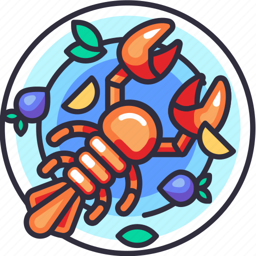 Lobster dish, shrimp, seafood, international food, restaurant, food, menu icon - Download on Iconfinder