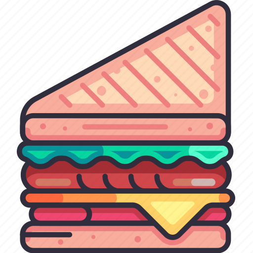 Sandwich, bread, breakfast, international food, restaurant, food, menu icon - Download on Iconfinder