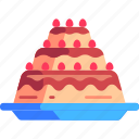cake, birthday cake, dessert