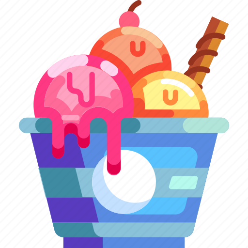 Ice cream, sweet, dessert, international food, restaurant, food, menu icon - Download on Iconfinder