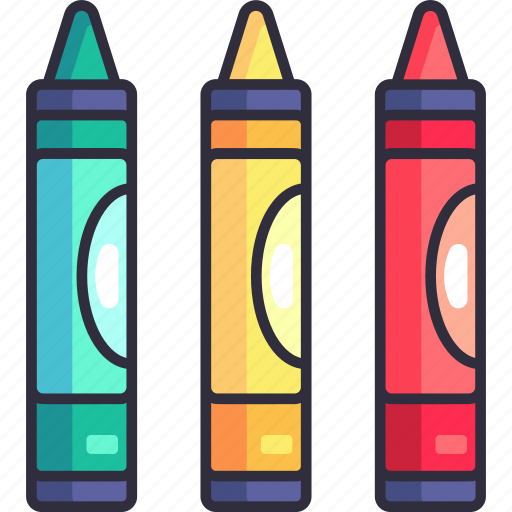 Stationery, office, education, crayon, pencil, coloring, drawing icon - Download on Iconfinder