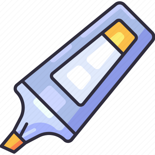 Stationery, office, education, marker, highlighter, pen, marker pen icon - Download on Iconfinder