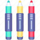 stationery, office, education, colors marker, highlighter, neon, marker pen
