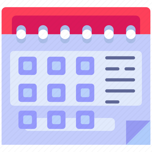 Stationery, office, education, desk calendar, date, schedule icon - Download on Iconfinder